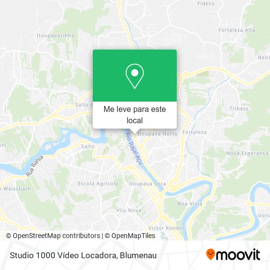 Studio 1000 Vídeo Locadora mapa