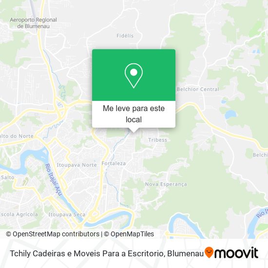 Tchily Cadeiras e Moveis Para a Escritorio mapa