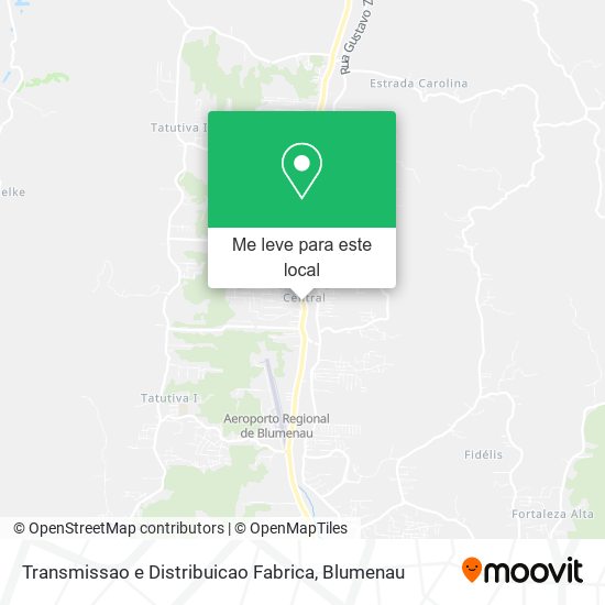 Transmissao e Distribuicao Fabrica mapa