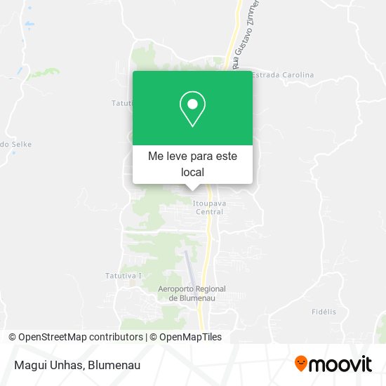 Magui Unhas mapa