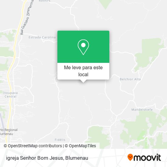 igreja Senhor Bom Jesus mapa