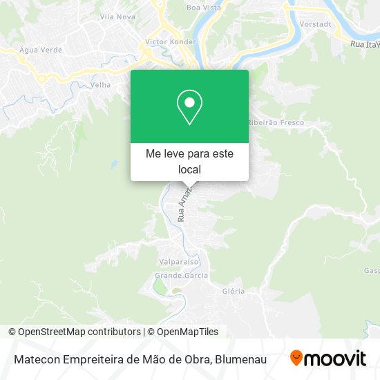 Matecon Empreiteira de Mão de Obra mapa