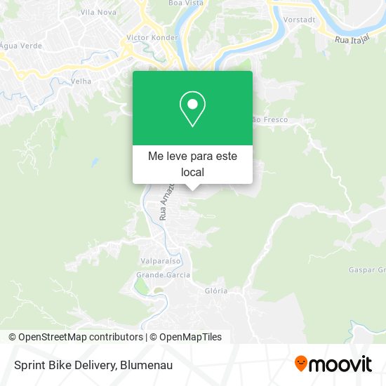 Sprint Bike Delivery mapa