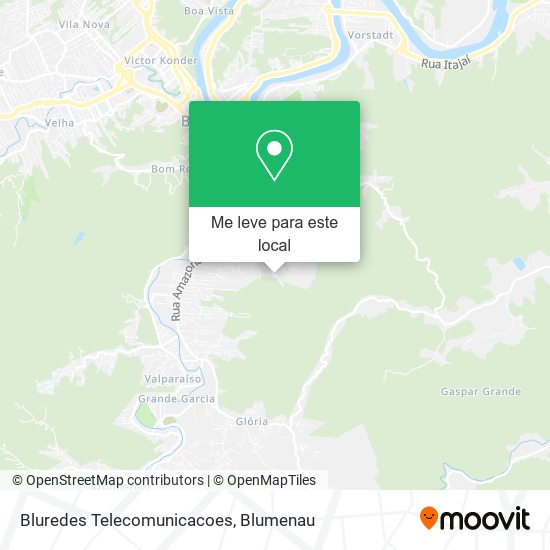 Bluredes Telecomunicacoes mapa