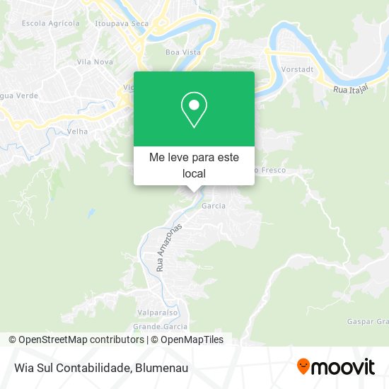 Wia Sul Contabilidade mapa
