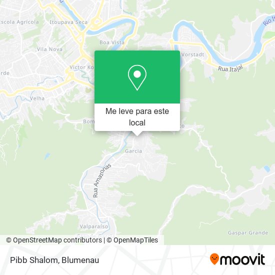 Pibb Shalom mapa