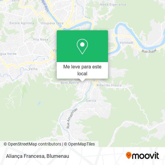 Aliança Francesa mapa