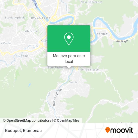 Budapet mapa