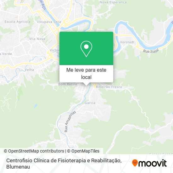Centrofisio Clínica de Fisioterapia e Reabilitação mapa