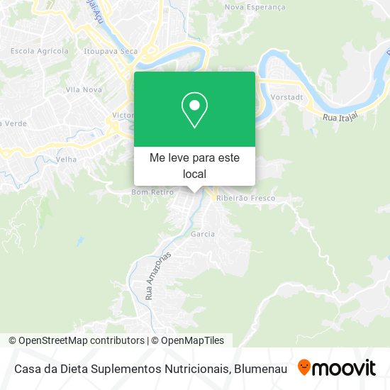 Casa da Dieta Suplementos Nutricionais mapa