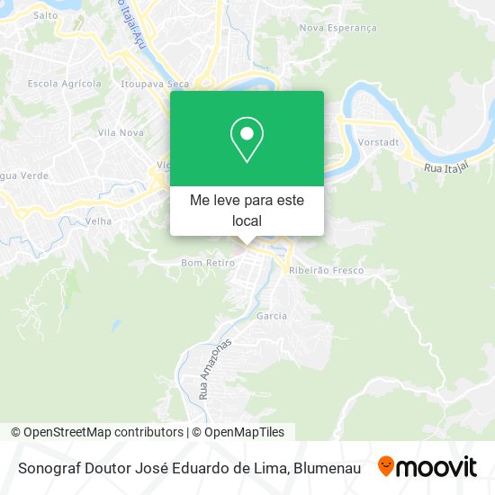 Sonograf Doutor José Eduardo de Lima mapa