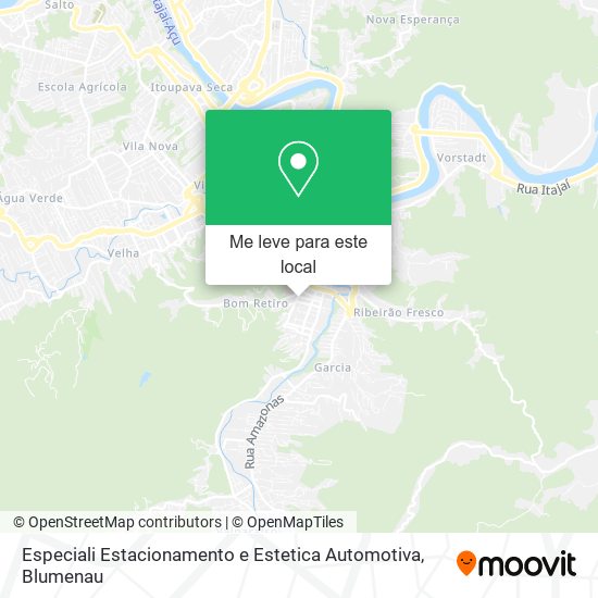 Especiali Estacionamento e Estetica Automotiva mapa