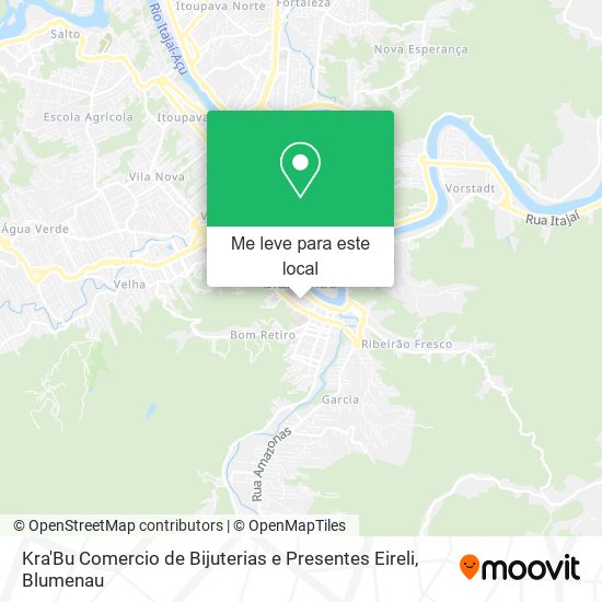 Kra'Bu Comercio de Bijuterias e Presentes Eireli mapa