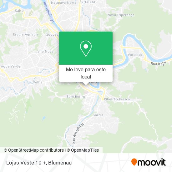 Lojas Veste 10 + mapa