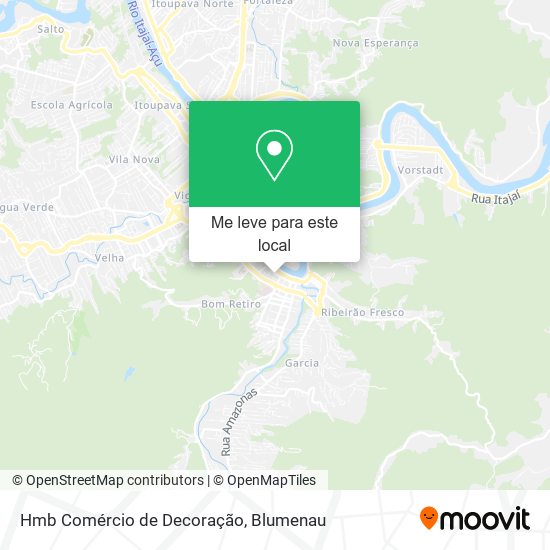 Hmb Comércio de Decoração mapa