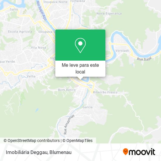 Imobiliária Deggau mapa
