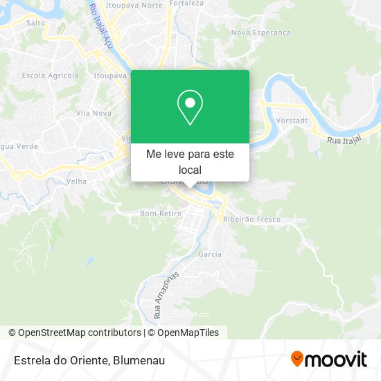 Estrela do Oriente mapa