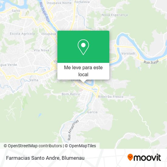 Farmacias Santo Andre mapa