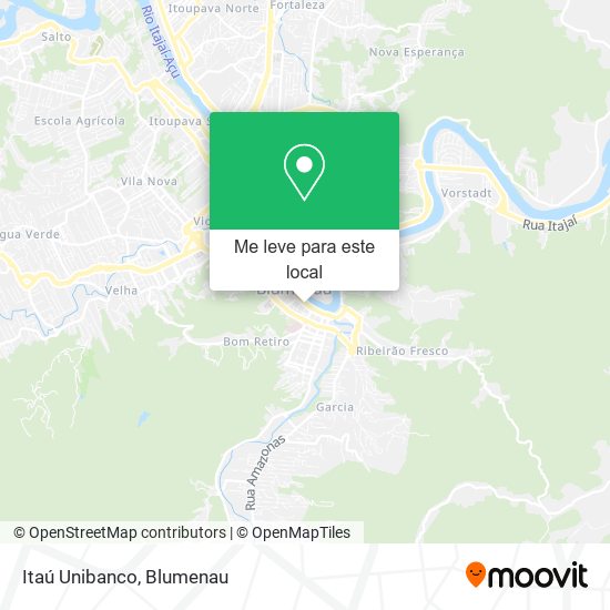 Itaú Unibanco mapa