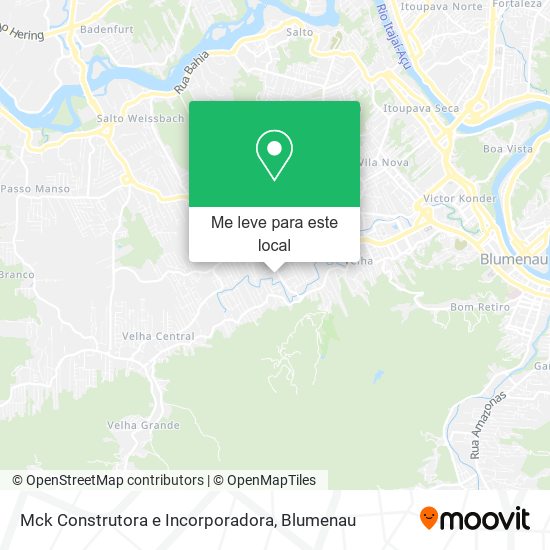 Mck Construtora e Incorporadora mapa