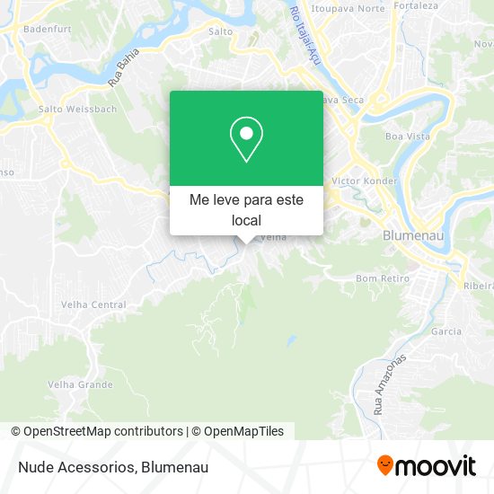 Nude Acessorios mapa