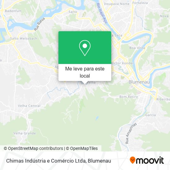 Chimas Indústria e Comércio Ltda mapa