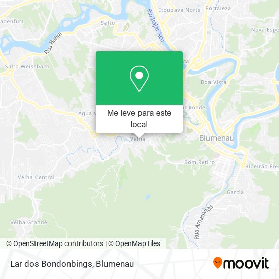 Lar dos Bondonbings mapa