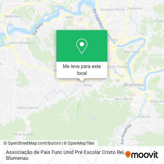 Associação de Pais Func Unid Pré Escolar Cristo Rei mapa