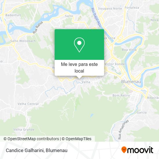 Candice Galharini mapa