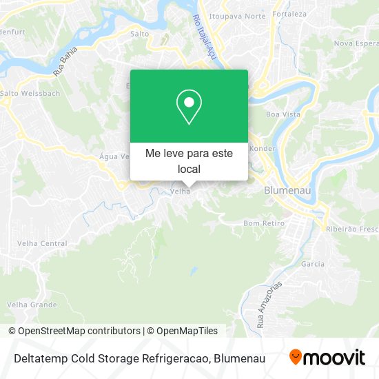 Deltatemp Cold Storage Refrigeracao mapa