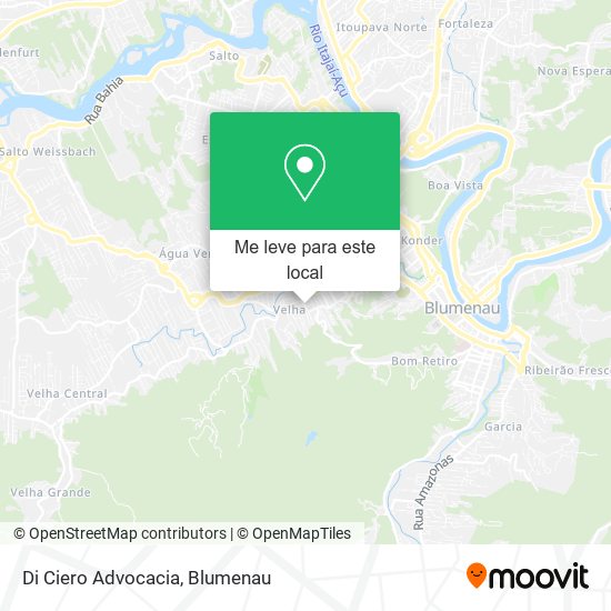 Di Ciero Advocacia mapa