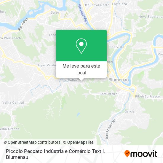 Piccolo Peccato Indústria e Comércio Textil mapa