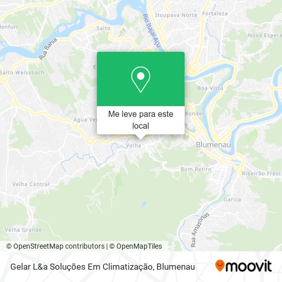 Gelar L&a Soluções Em Climatização mapa