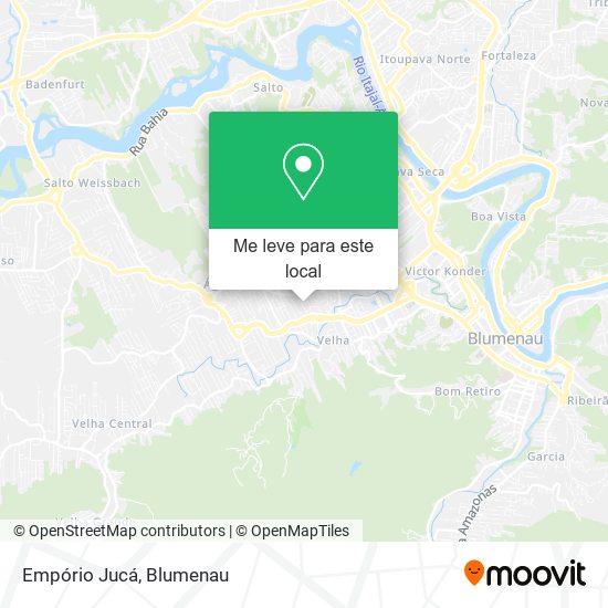 Empório Jucá mapa