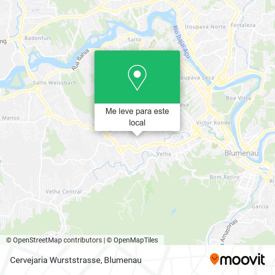 Cervejaria Wurststrasse mapa
