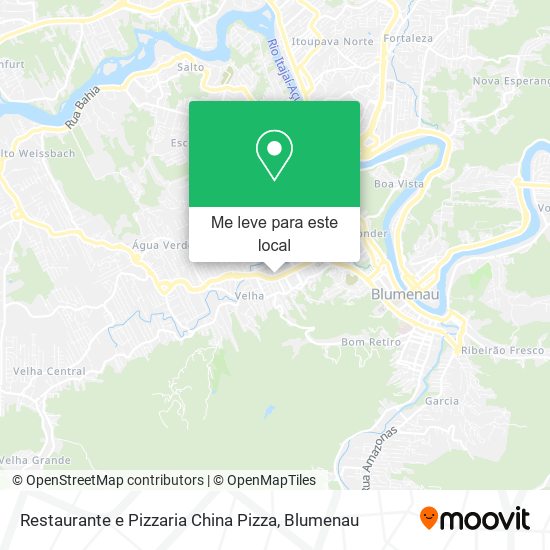 Restaurante e Pizzaria China Pizza mapa