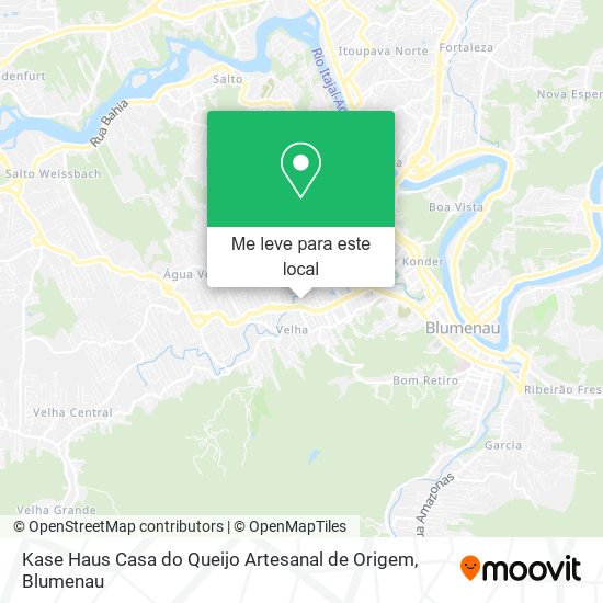 Kase Haus Casa do Queijo Artesanal de Origem mapa