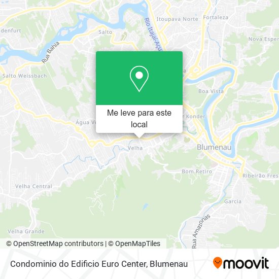 Condominio do Edificio Euro Center mapa