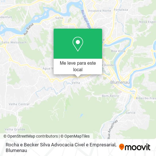 Rocha e Becker Silva Advocacia Civel e Empresarial mapa