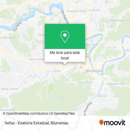 Sefaz - Exatoria Estadual mapa