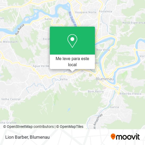 Lion Barber mapa