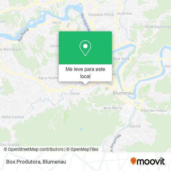 Box Produtora mapa