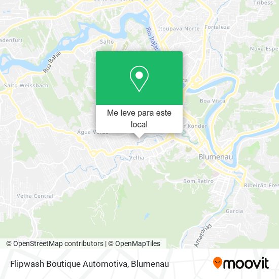 Flipwash Boutique Automotiva mapa