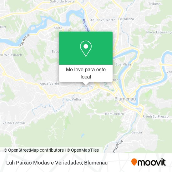 Luh Paixao Modas e Veriedades mapa