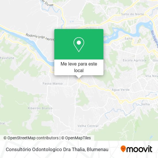 Consultório Odontologico Dra Thalia mapa