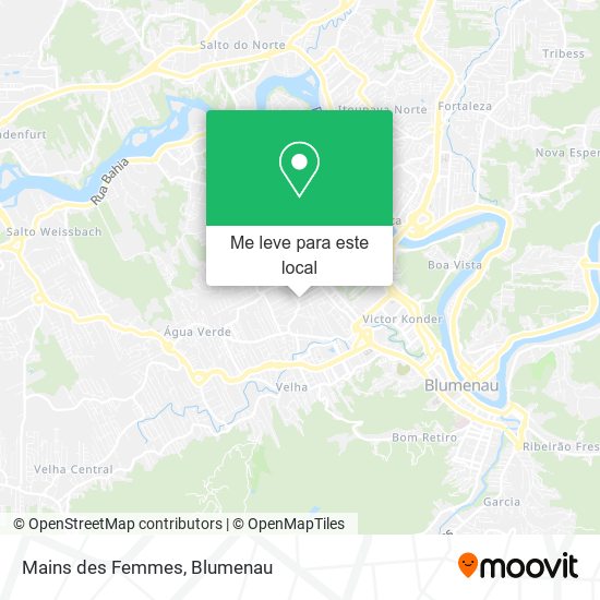 Mains des Femmes mapa