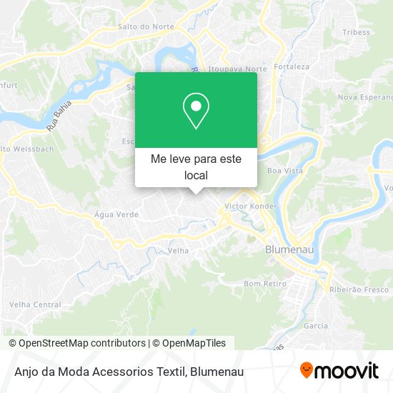 Anjo da Moda Acessorios Textil mapa