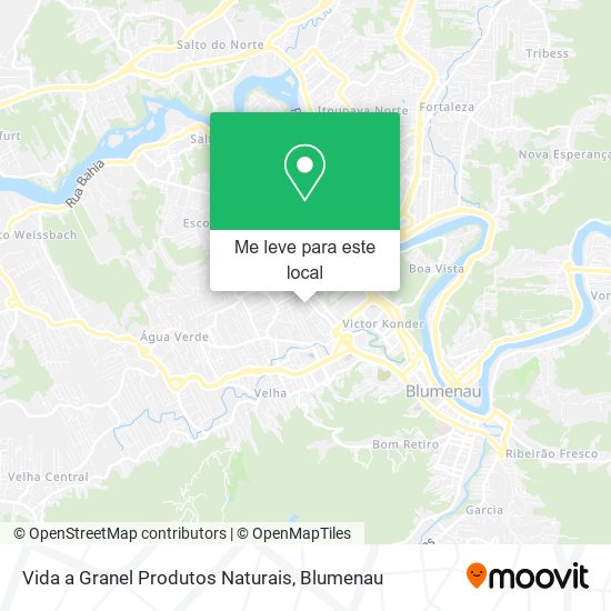Vida a Granel Produtos Naturais mapa