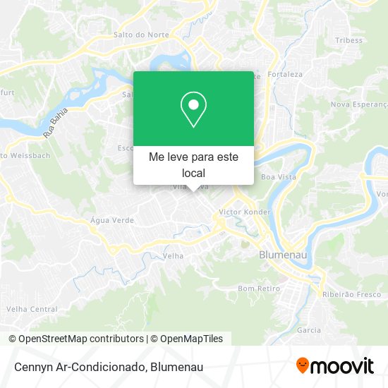 Cennyn Ar-Condicionado mapa