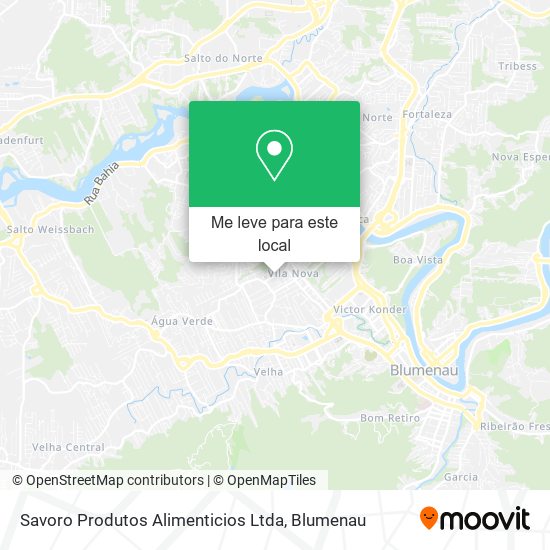 Savoro Produtos Alimenticios Ltda mapa